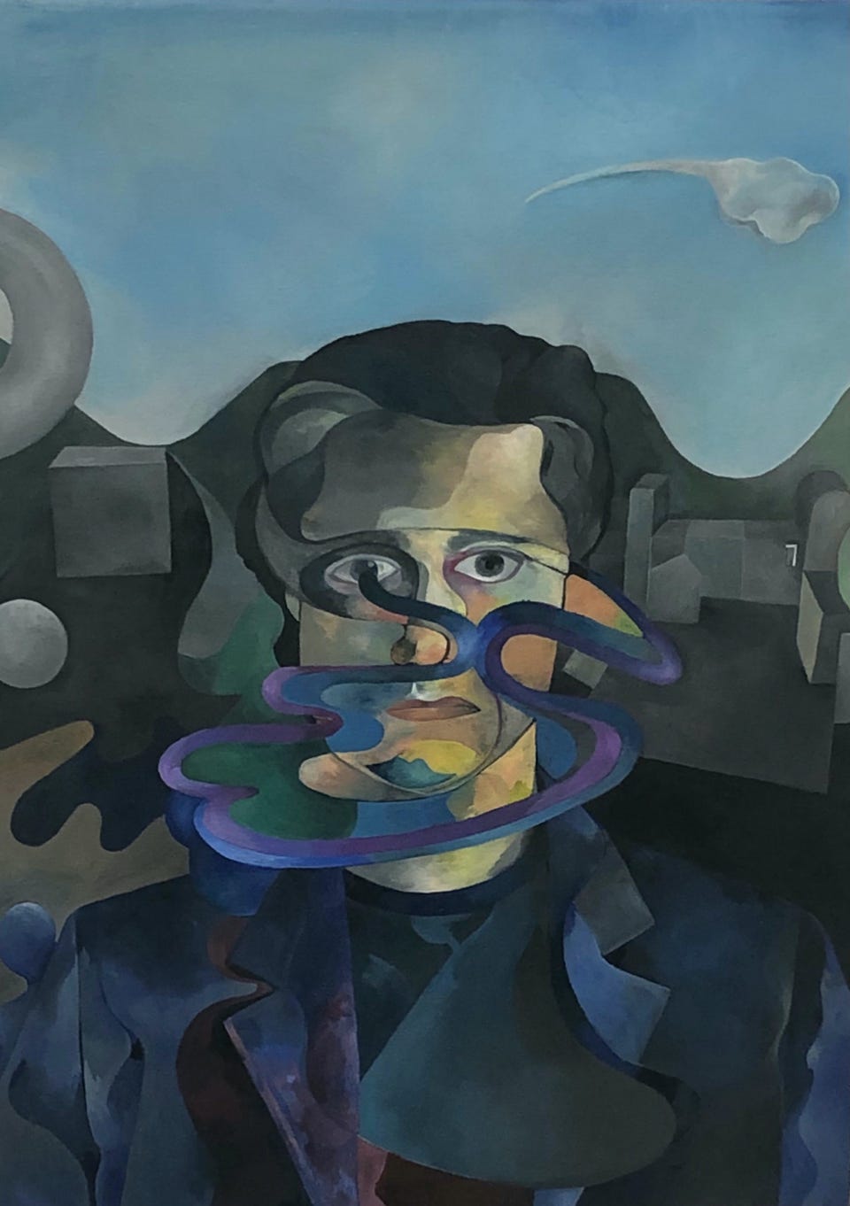 Ajay, 2020- 45 cm x 55 cm, oil on canvas