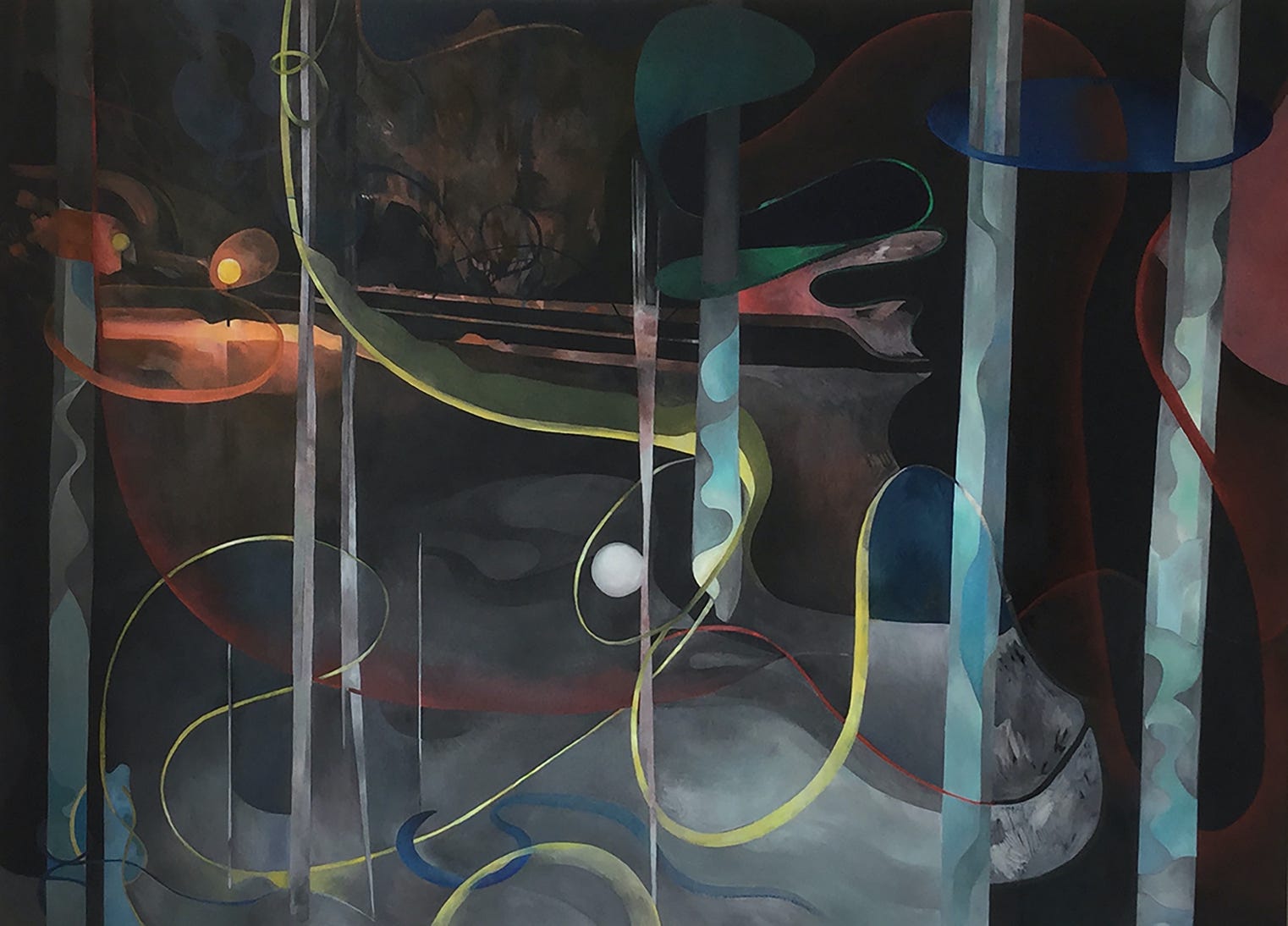 Synchronicity II, 2017 – 130 cm x 95 cm, oil on canvas